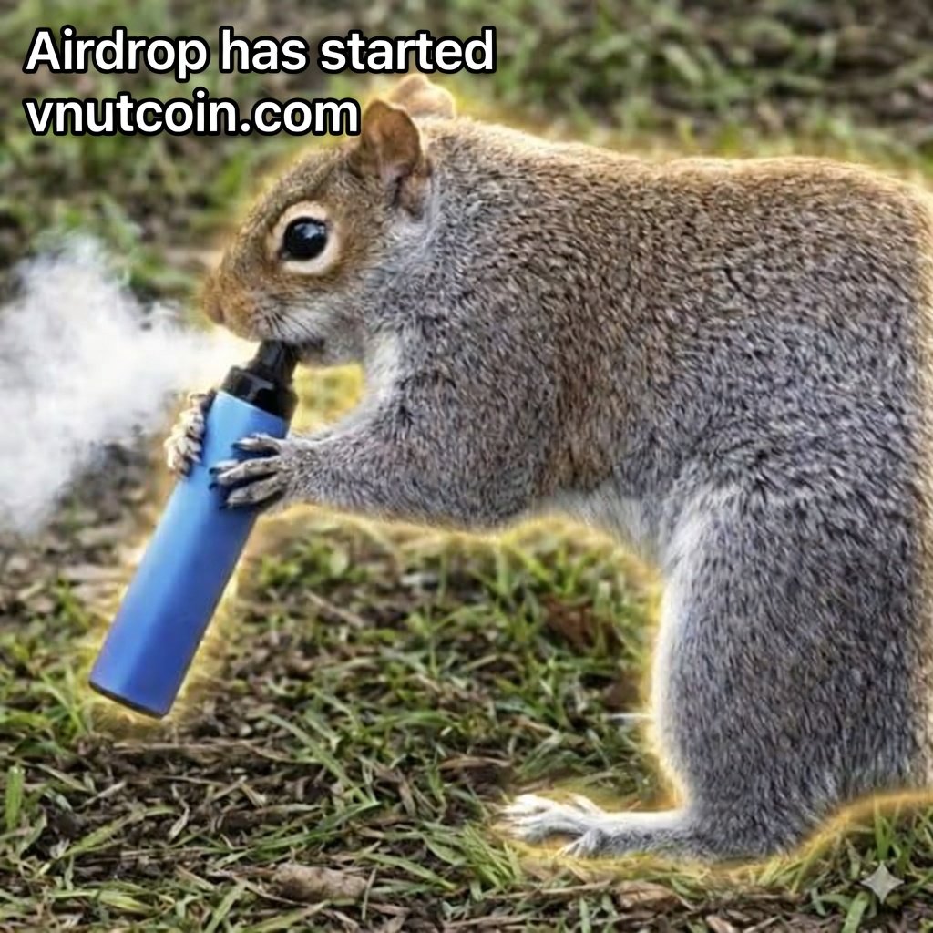 Bullish__Degen's tweet photo. The Vaping Squirrel is giving back in a major way: $VNUT airdrop is now live because the community showed out.

🔗 https://t.co/KbBmIX503i

$VNUT $LEGACY https://t.co/BWXqtGQKeP