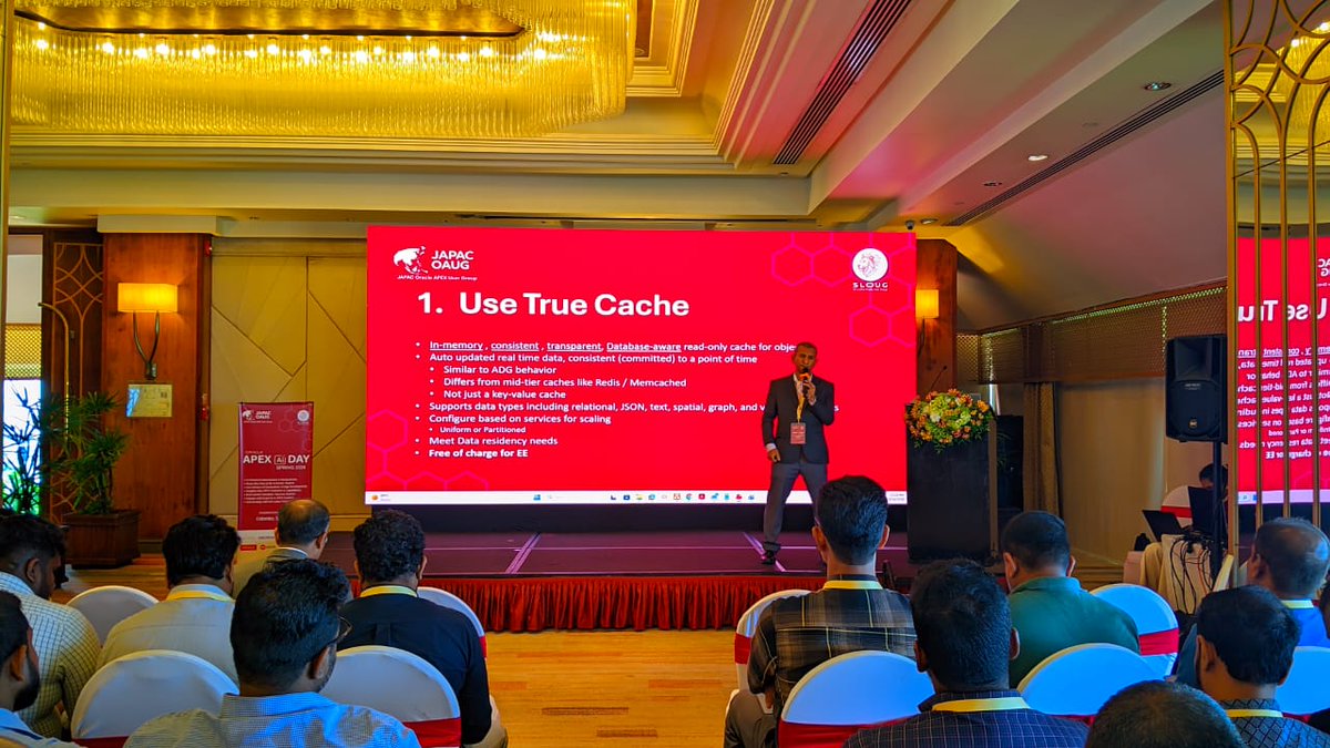 JAPAC_OAUG's tweet photo. “Oracle AI DB Highlights for Developers” by Gayan Lokumanna 🚀

Key insights into AI-powered database capabilities for developers.

#Oracle #OrclAPEX #OracleACE #OracleCloud #OracleDatabase #JAPACOAUG #SLOUG #INOAUG #OCI #Colombo #Srilanka #LowCode #GenAI #AI #DeveloperCommunity https://t.co/YKz1Mh0oBx