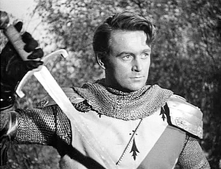 TalkingPicsTV's tweet image. Lancelot goes to the rescue of Urgan the Strong.

#WilliamRussell stars as SIR LANCELOT (1956) 12noon 'Ferocious Feathers' #TPTVsubtitles