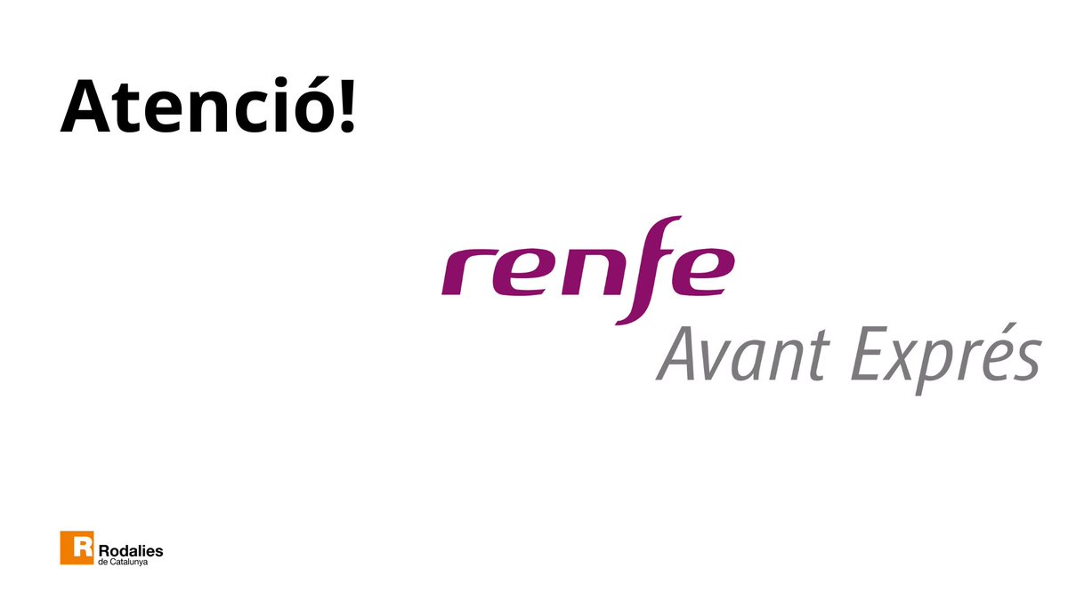 Rodalies Catalunya tweet media