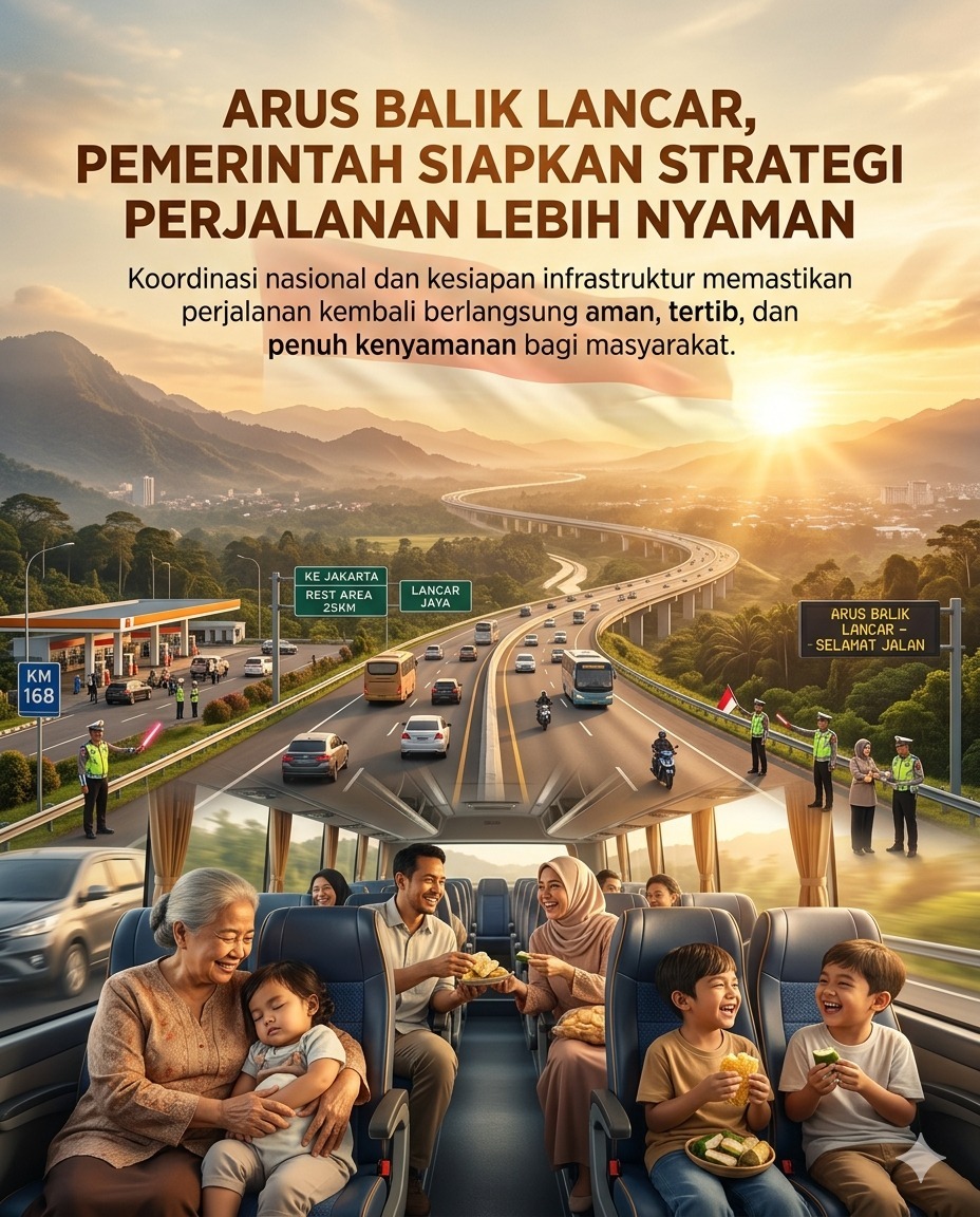 AnaFreire4199's tweet photo. #ArusBalikAman2026
#OneWayNasional
#StrategiTerpadyArusBalik https://t.co/GeRVPaIqiX