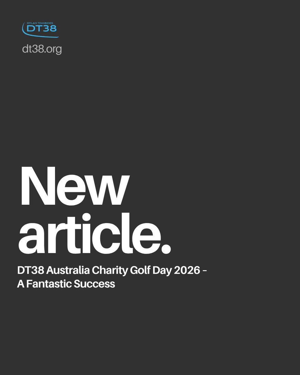 Dylantombides's tweet image. 🚨NEW

"DT38 Australia Charity Golf Day 2026 – A Fantastic Success"

dt38.org/news/dt38-aust…

#WeAreDT38 #Charity #RaisingAwareness #TesticularCancer #SelfChecking
