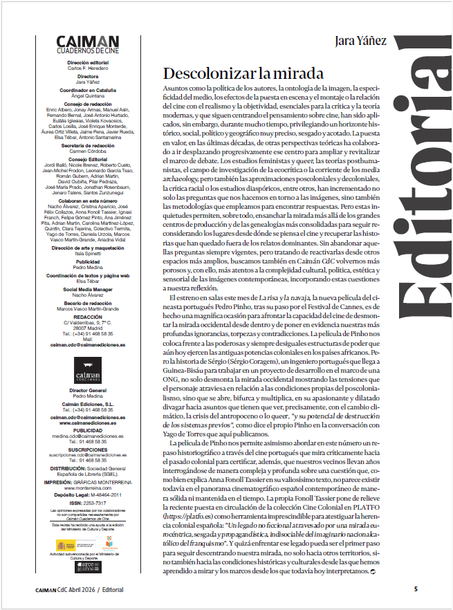 #Editorial✍️Jara Yáñez - Descolonizar la mirada
caimanediciones.es/descolonizar-l…