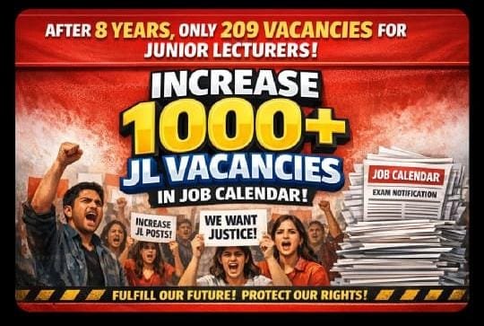 SSaisushma's tweet photo. #IncreaseJLVacancies
#JuniorLecturer
#APJobCalendar
We want mega JL (Junior Lecturer) 1000+ notification please release and let our hopes on future bloom. We request for a Mega JL
@naralokesh https://t.co/El0apIaVHF