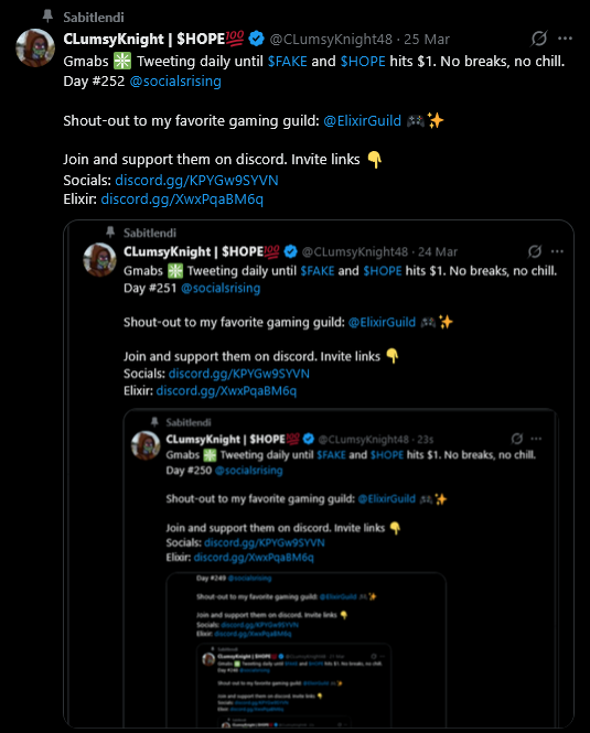 CLumsyKnight | $HOPE💯 tweet media