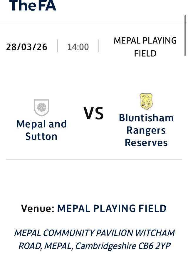 2021Mepal's tweet photo. *** DOUBLE HEADER ***
Please join us down Mepal Rec this Saturday with both of our sides in action. First team up first with the biggest game in the new clubs history - One point needed to be champions. Then Reserves on after to complete hopefully a great day for the club. https://t.co/TuoZMbIc4L