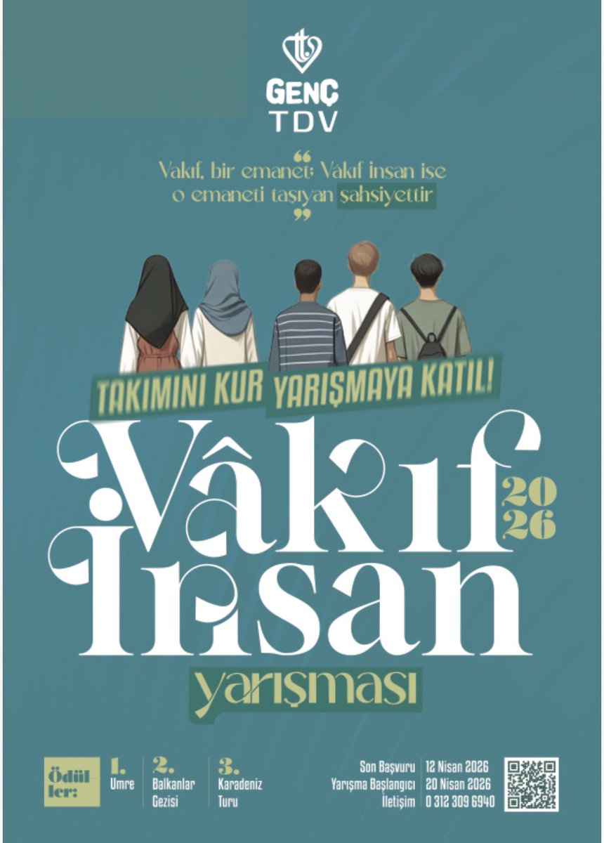 rizemuftulugu's tweet photo. Vâkıf İnsan Yarışması

💭💡Fikrini projeye, projeni iyiliğe dönüştür.

Arkadaşlarınla bir araya gel, hayata geçirmek istediğin iyiliği birlikte planla. Topluma değer kat, geleceğin gönüllü liderleri arasında yerini al.

Kayıt için👇
🔗 https://t.co/gk2PgDJqJy https://t.co/M8iGRksfCa