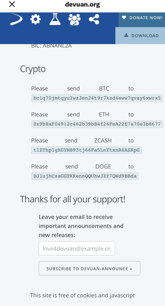 btcvps's tweet photo. @DevuanOrg no #monero? https://t.co/vOd2PE8436