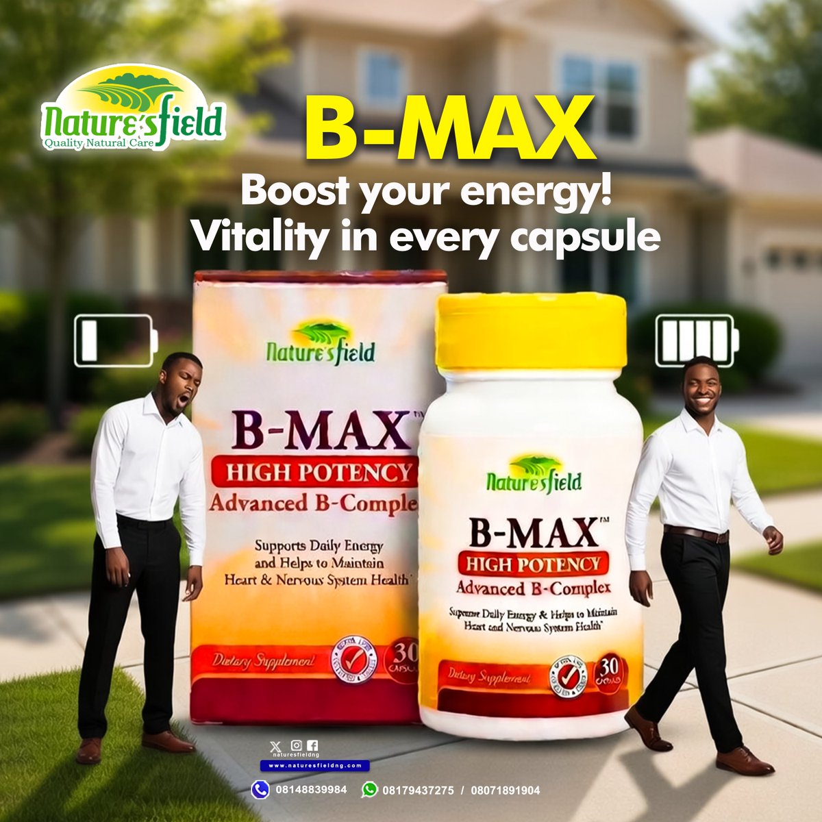 NaturesfieldNg's tweet image. It’s the way you’re always tired… even when you shouldn’t be.

Work, life, everything feels harder than it should.

Your body might just need better nutritional support.

That’s where B-Max comes in

#BMax #EnergyBoost #Naturesfield #HealthyLiving