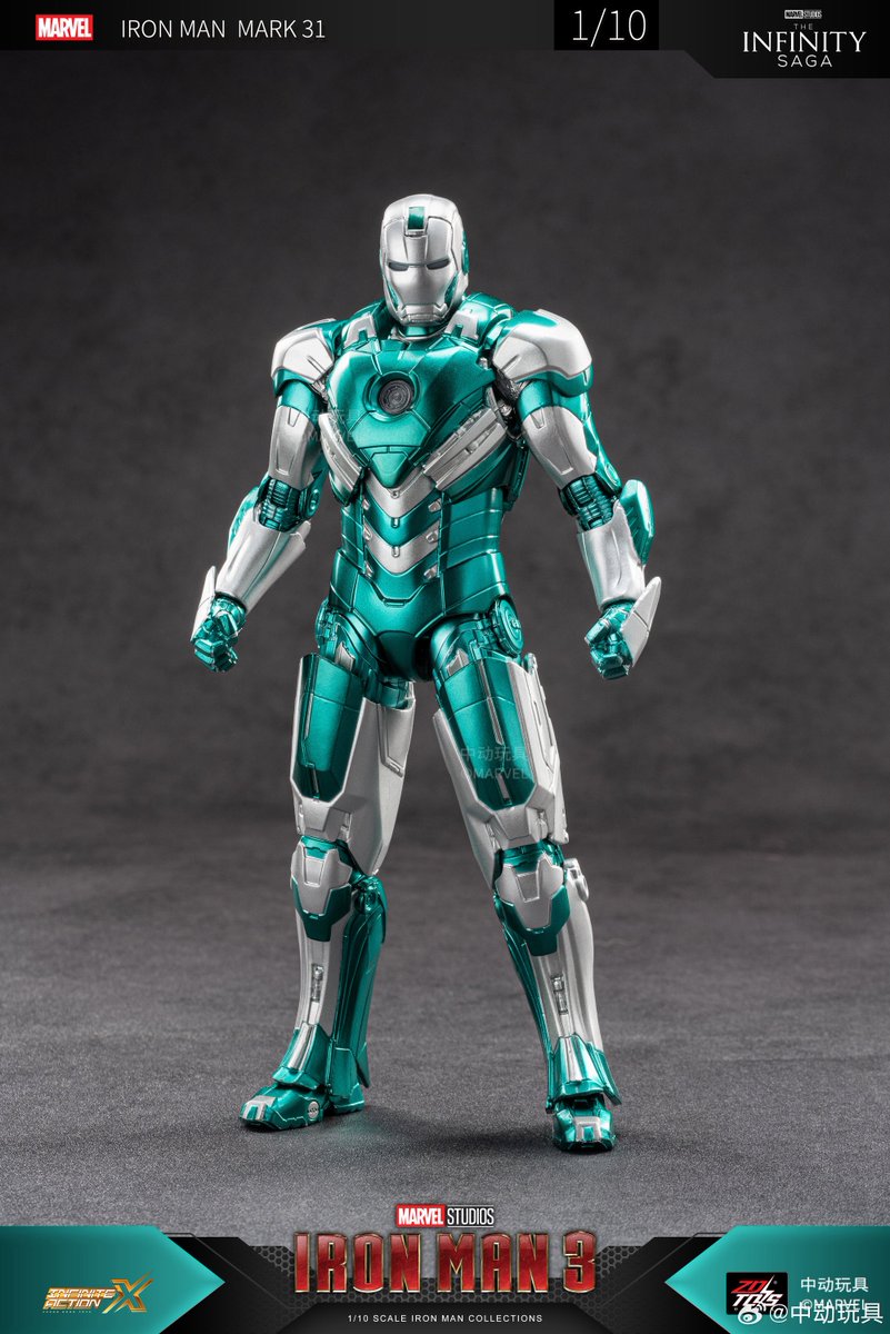 1/10 Scale Iron Man Mark 31 Piston #ZDtoys #中动玩具