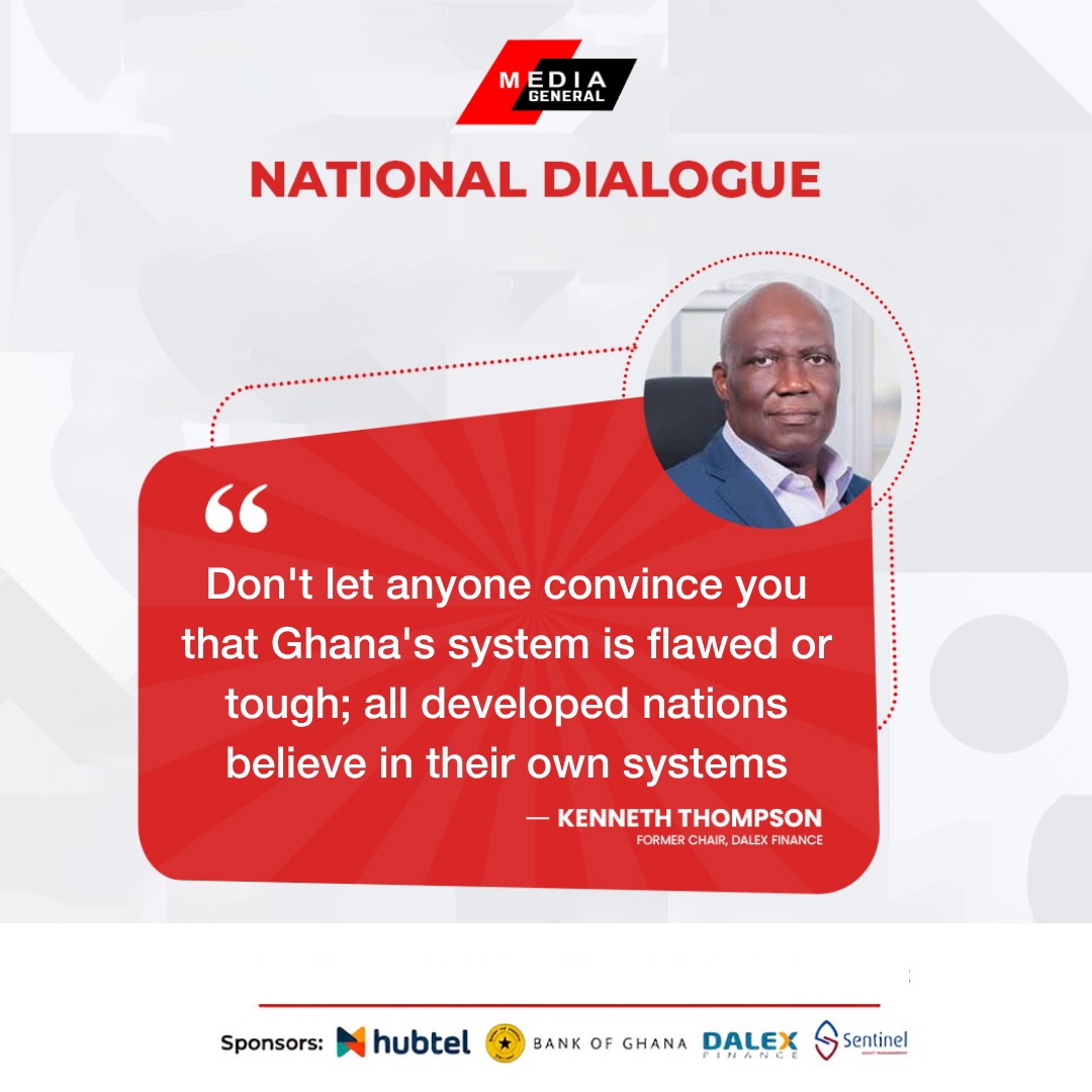 tv3_ghana's tweet photo. At the Media General National Dialogue, Kenneth Thompson reminded us that no nation reached the top by doubting its own potential. If we want to own the Ghanaian economy, we must first believe in our own systems and work to make them the best in the world.
#MGDialogue #TV3GH https://t.co/QU3qVZlo0o