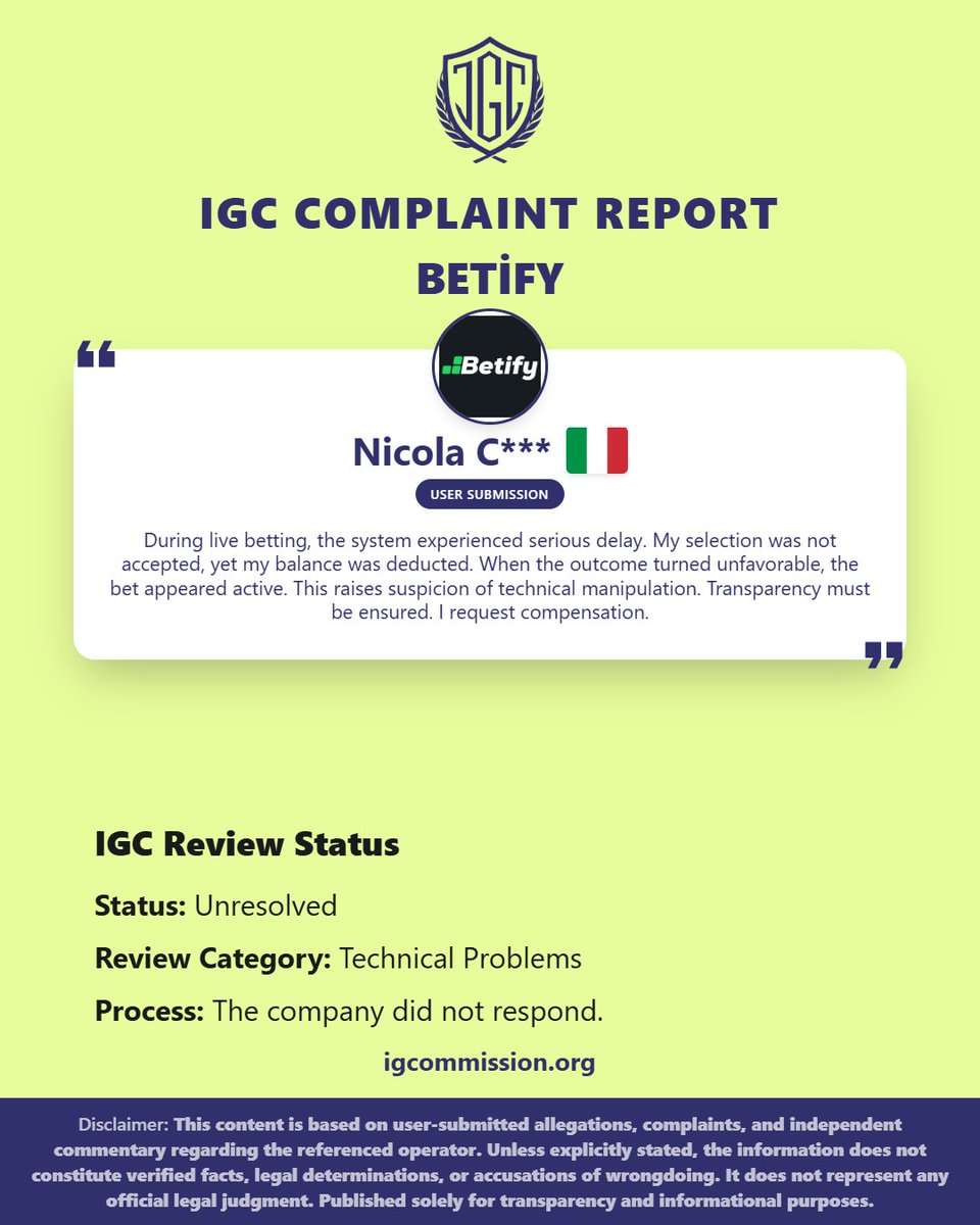 IG Commission tweet media