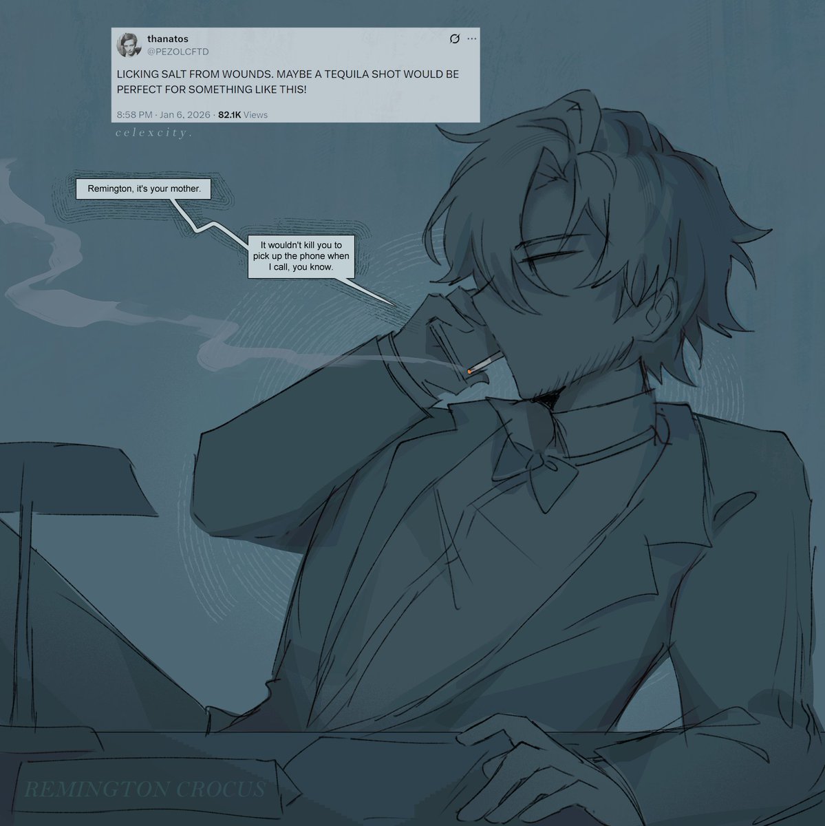 celeste 🐰 c♡mms open! tweet media