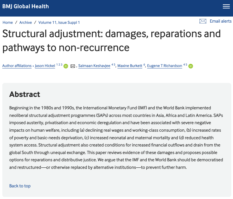 Jason Hickel tweet media