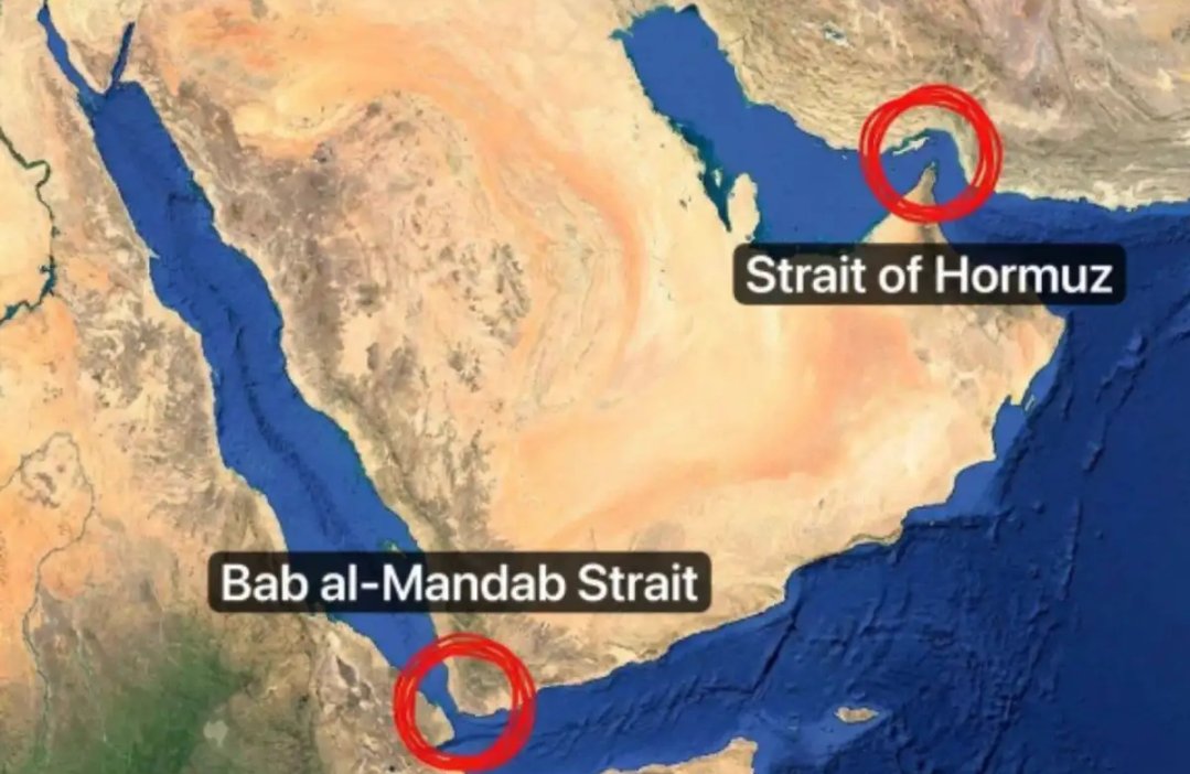 cryptox_605's tweet photo. Iran is threatening to block an important sea route called Bab el-Mandeb. https://t.co/rzoLxAivae