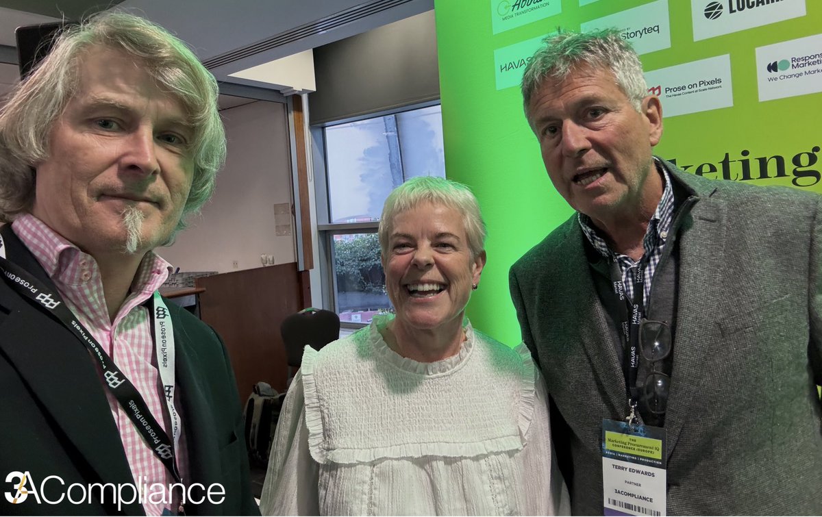 3Acompliance's tweet photo. Marketing Procurement IQ – Day 2: Creative &amp; Content - Chaired by Tina Fegent. AI dominated the conversation, and the message was clear: it is not the future, it is already a reality today, particularly in content creation and production. 
Everything, everywhere, all the time. https://t.co/oAMo0cngWK
