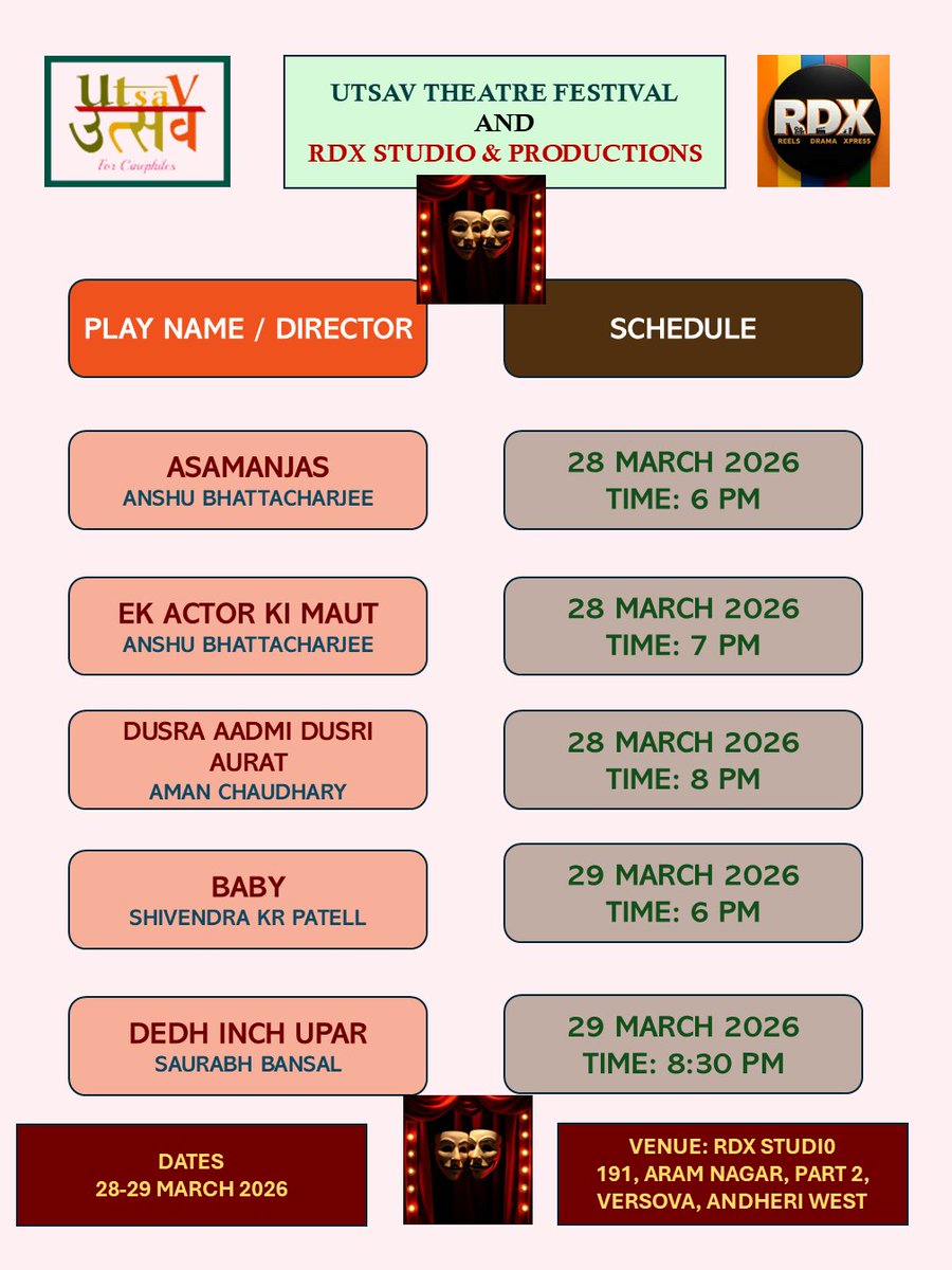 Utsav International film festival (@FilmUtsav) / Posts / X