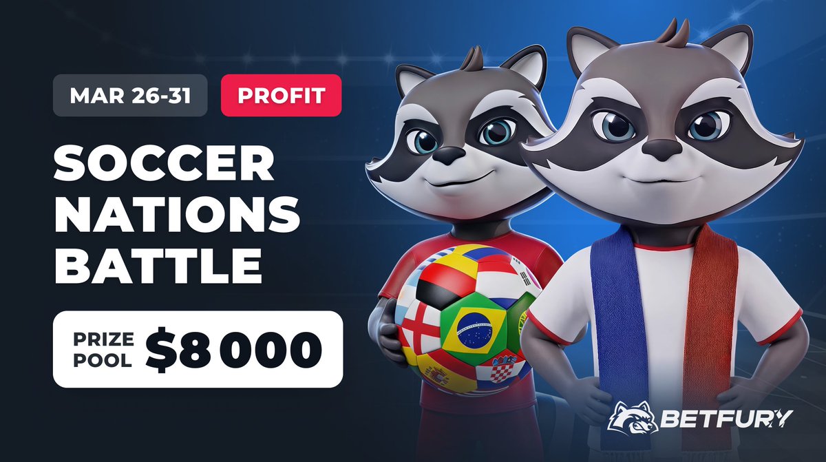 betfury_gaming's tweet image. Feel the #WorldCup passion &amp;amp; join the $8 000 Soccer
Nations Battle🌐 betfury.tv/Soccer-Nations…

Place bets on #Qualifiers, international friendly
matches &amp;amp; tap 💙 if you wanna win #crypto