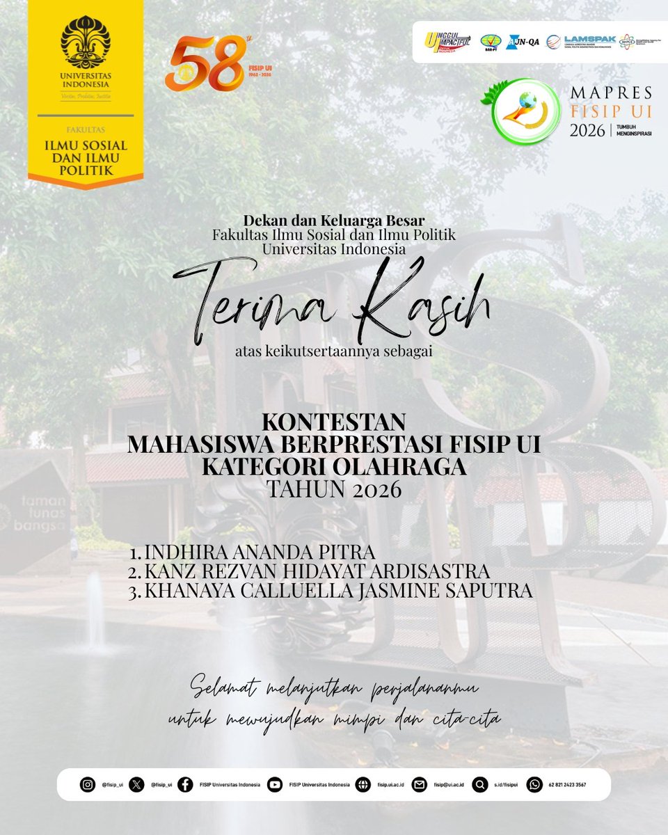 FISIP Universitas Indonesia tweet media