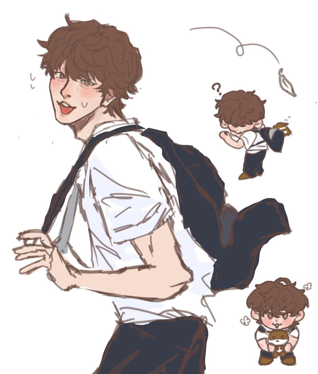 smg_psr's tweet photo. 可愛すぎて殴り描き https://t.co/xBVcZltkC9