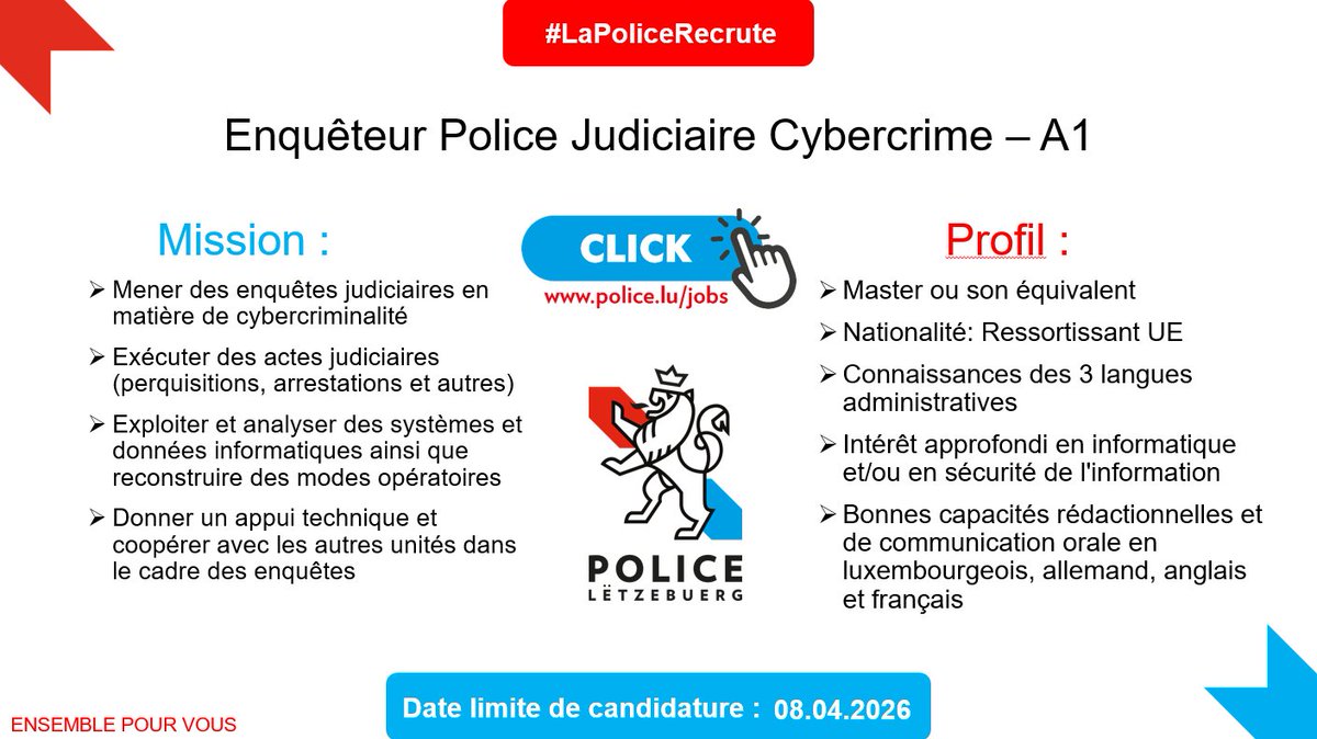 Police Luxembourg tweet media