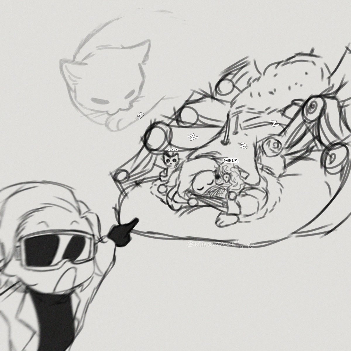 LOOK AT THAT SLEEPING GIANT THING!!
#Theprototype #Poppyplaytimechapter5