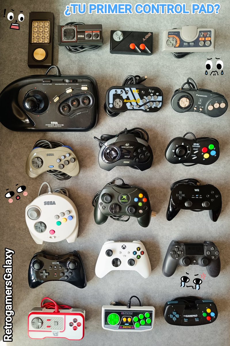 retrogamgalaxy's tweet image. ¿Cansad@ del típico meme preguntando por "tu primer mando de videojuegos", que sesga la realidad descaradamente con las marcas y modelos de siempre?
¡Aquí tienes el meme definitivo donde poder identificarte! 😎
#Retrogaming, #Mattel, #Sega, #NEC, #3DO, #SNK, #Xbox, #Evercade
