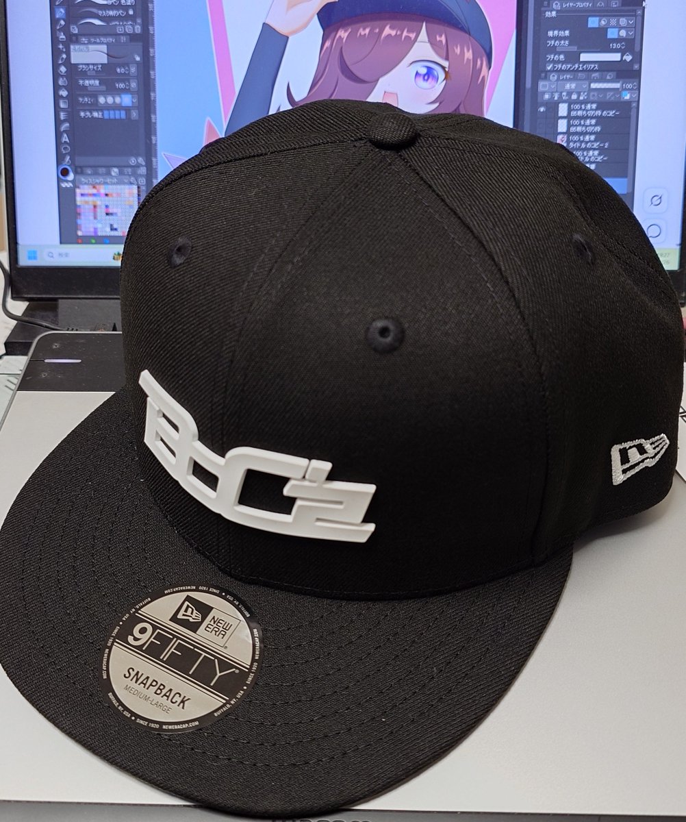BoC'zの帽子届いた〜🧢🍚🥳 #ウマ娘