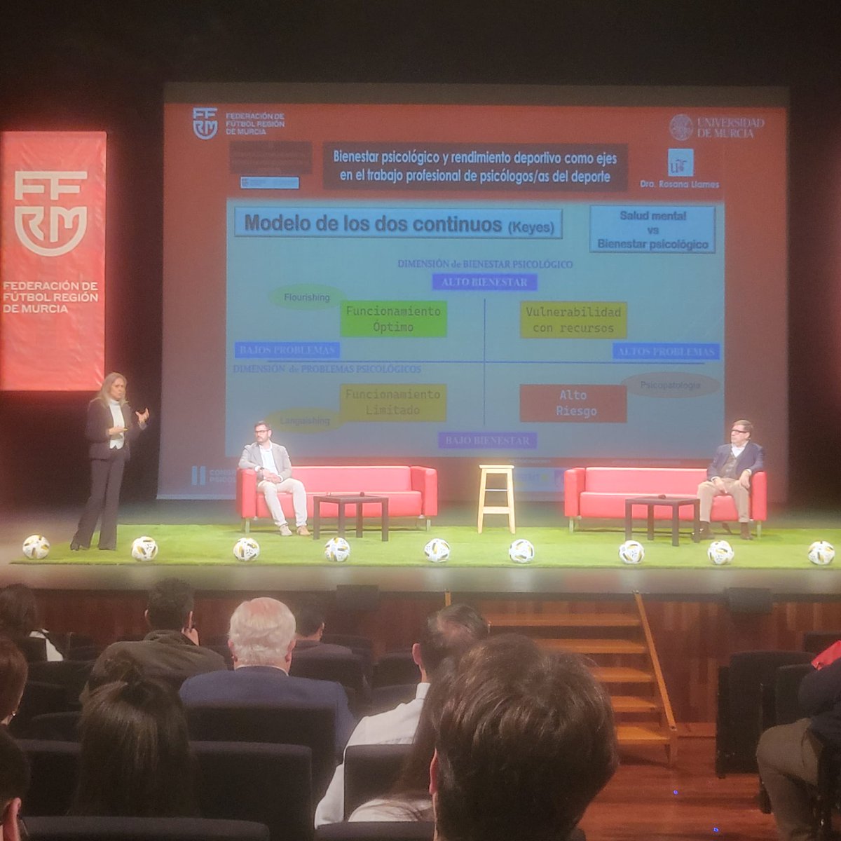 Hoy estamos presentes en el II Congreso de Salud Mental y Bienestar Psicológico en el Deporte de la <a href="/ffrm_es/">FFRM</a> 
Seguimos formándonos porque creemos que cuidar de nuestros deportistas también es escucharles, comprenderles y darles las mejores herramientas.    
💙❤️
#SaludMental