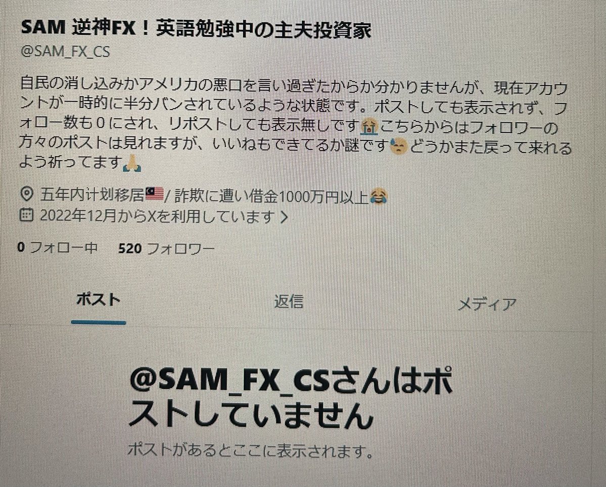 SAM 逆神FX!英語勉強中の主夫投資家 tweet media