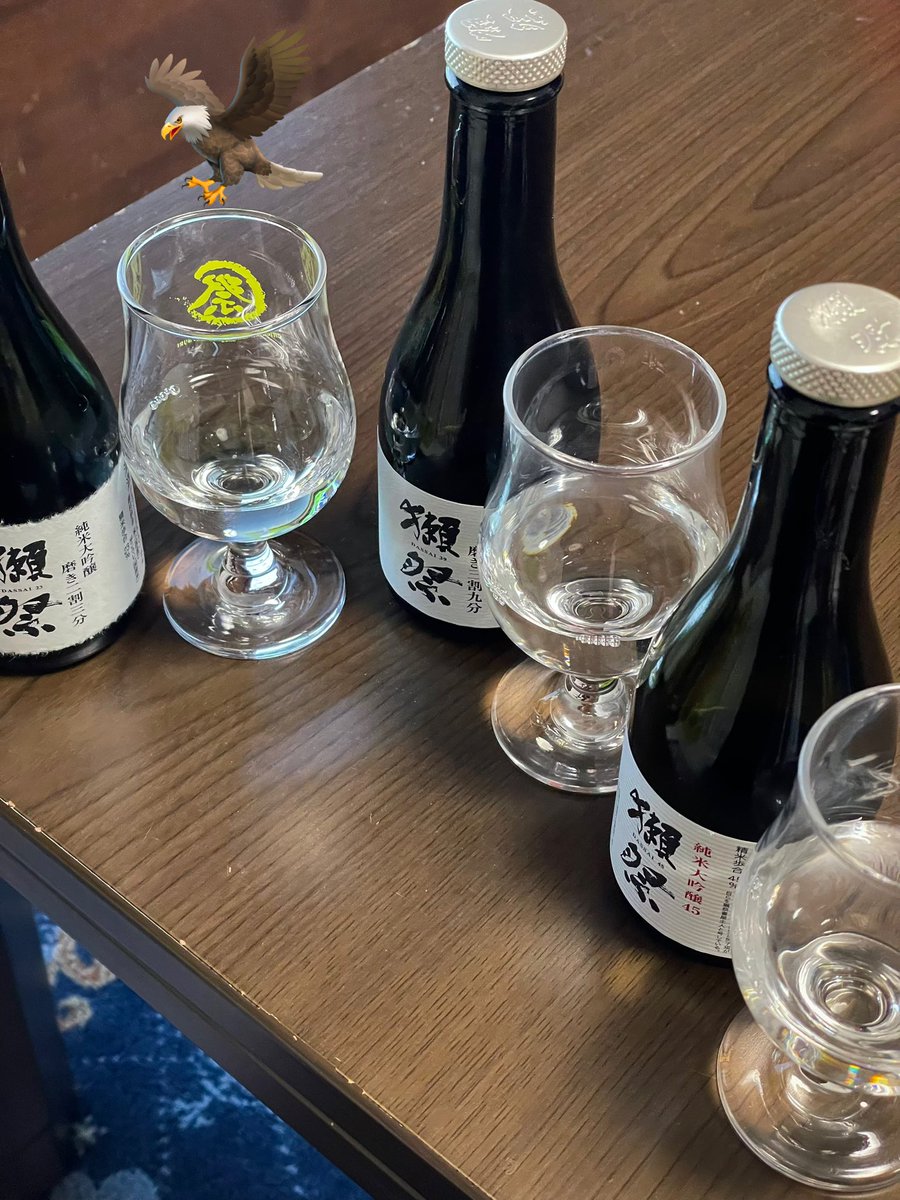 TamagoyakiJpn's tweet image. 獺祭 純米大吟醸（DASSAI）🍶
45、磨き三割九分、磨き二割三分

この飲み比べは勉強になりました📚
日本独自の伝統文化を世界へ！
海外進出した獺祭て本当に凄いね😋
#日本酒 #sake #japanesesake