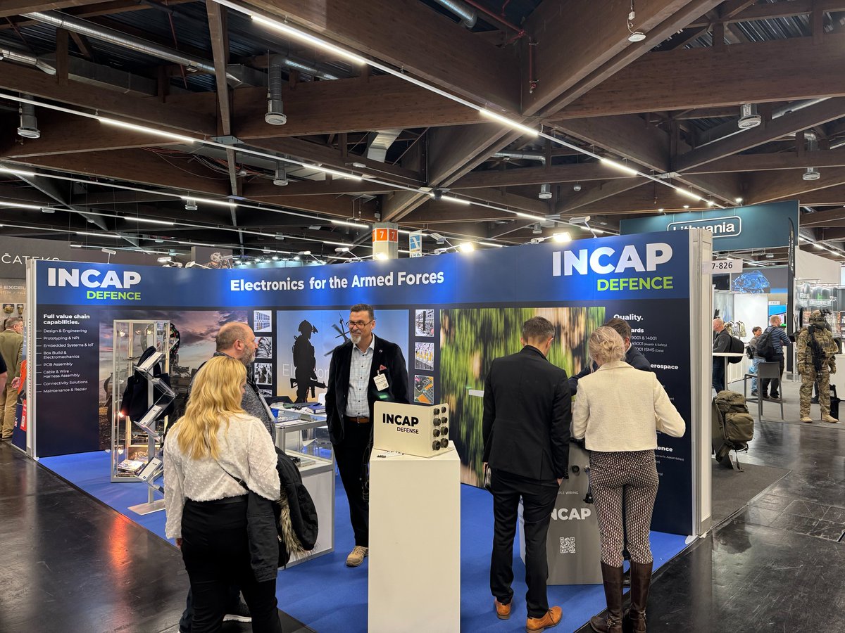 incap_group's tweet photo. #IncapGermany took part in #EnforceTac in Nuremberg, one of Europe’s leading trade fairs for security and defence technologies. 🚀

This year’s record-breaking event brought together over 1,400 exhibitors and 26,500 professionals from nearly 100 countries, highlighting the growing importance of advanced electronic defence systems, sensor technologies and networked security solutions.

For Incap Germany, the event marked an important milestone as we participated for the first time as an exhibitor. Our team showcased expertise in complex electronic systems for defence applications, including land-based defence, aerospace, air-defence platforms and sensor technologies.

Thank you to everyone who visited our booth and engaged in insightful discussions. We look forward to continuing these conversations and exploring future collaborations 🤝

 #DefenceTechnology #ElectronicsManufacturing