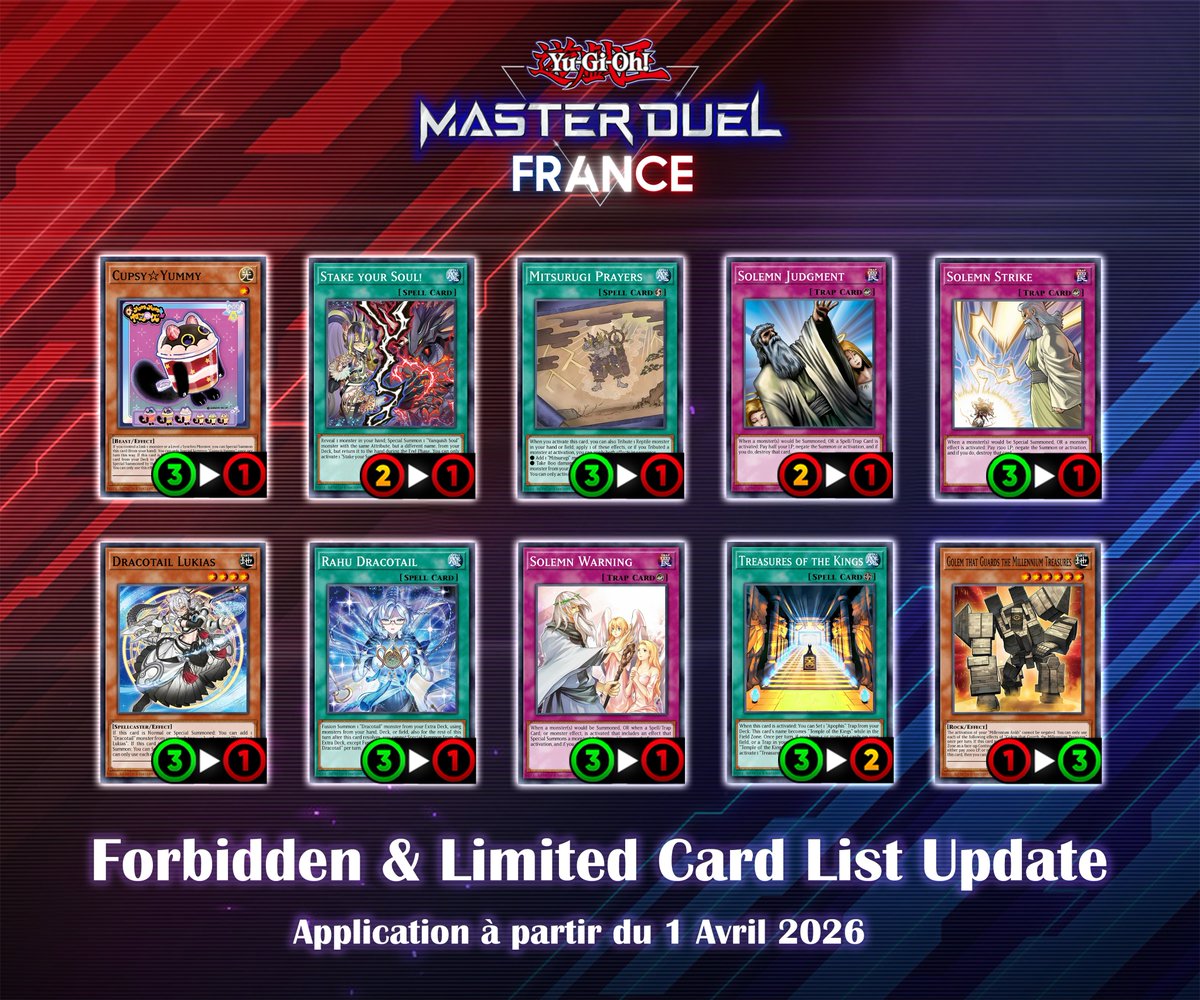 Yu-Gi-Oh! Master Duel France tweet media