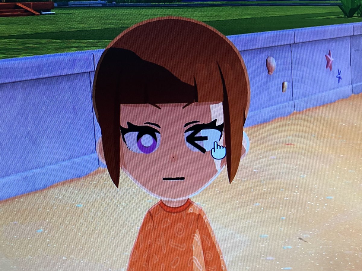 PONDORON's tweet photo. トモコレでMiiを作る時、目が閉じる等のアニメーションを残したまま、オリジナルの目を作成したい場合、下の画像にある、２つの目を使用する事をオススメするよ！
この目を選択した後、ペイントで白目と縁を描けば完成！簡単！
少し違和感はあるけど、そこは妥協！
#トモコレ https://t.co/0iHV8C57Op