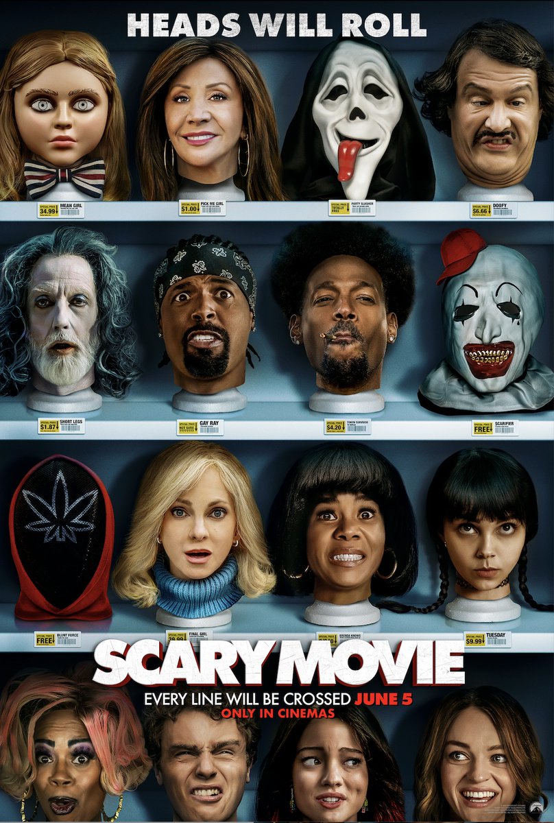 Live_for_Films's tweet image. Scary Movie gets a poster. Trailer and details here bit.ly/4bMk7vD

#ScaryMovie #film #parody #horror #Scream
