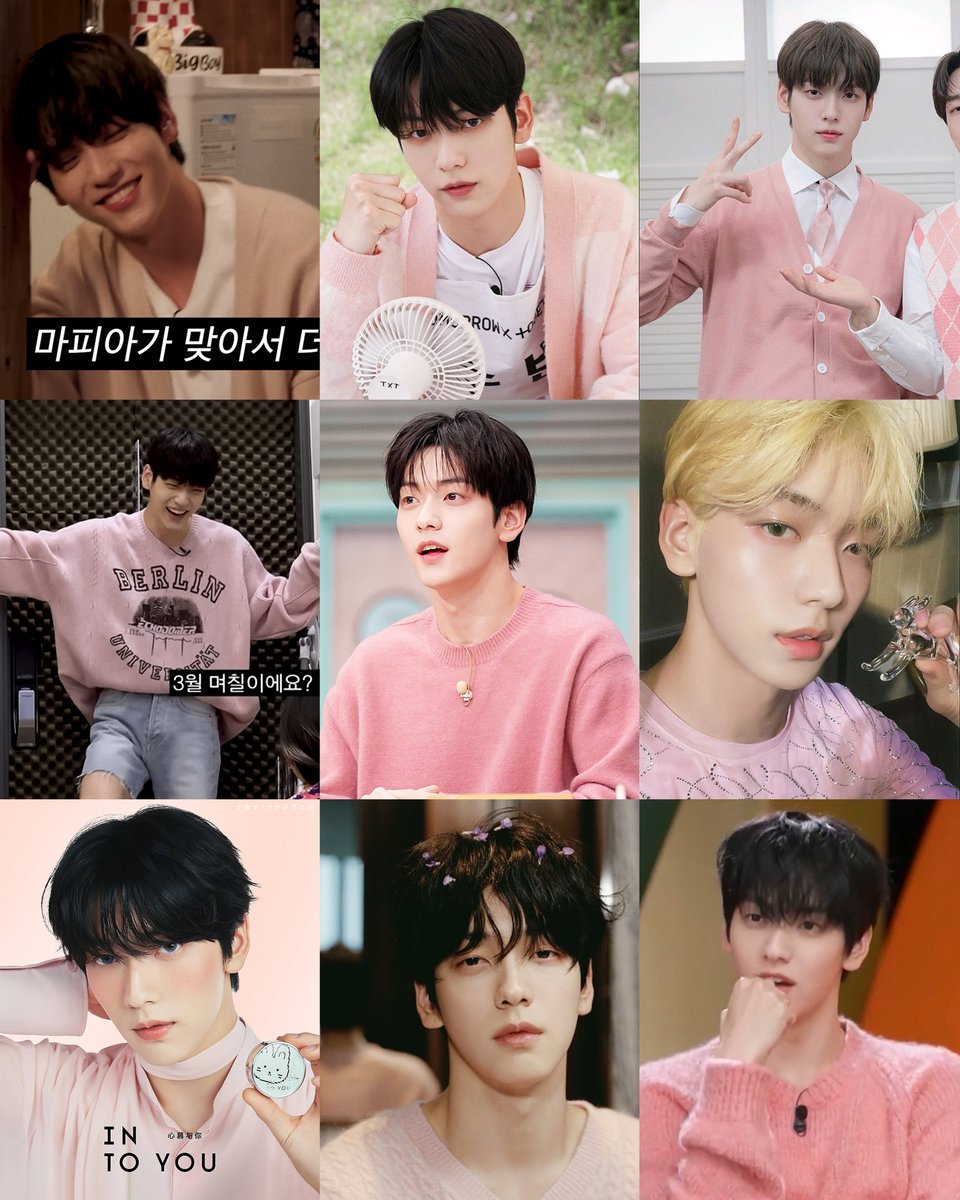 twelve05cm's tweet photo. legendary soobin in pink 💕💓💗💞💘💖 https://t.co/L0jyypP47z
