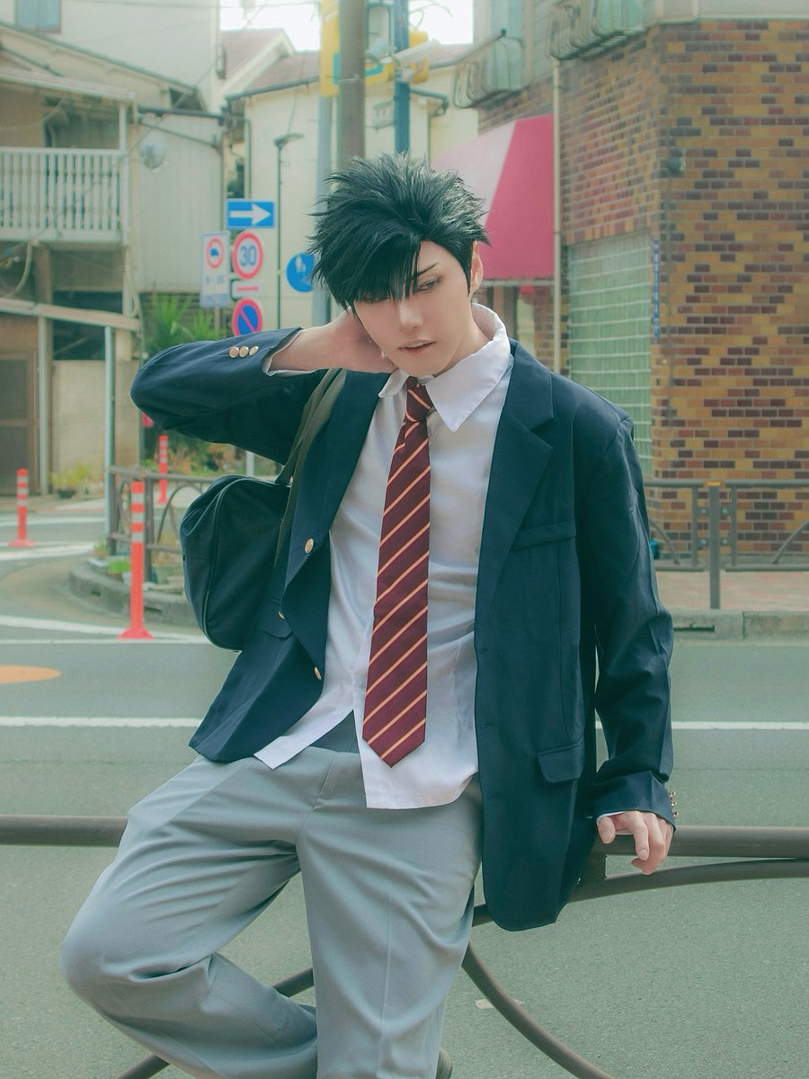 よしたけ 4/5 池a! 寮服🐬 tweet media