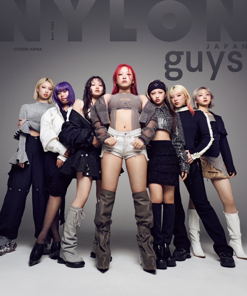 NYLONJAPAN's tweet image. #NYLONJAPAN 5月号が本日発売✨ 名物企画、『BE YOURSELF（自分らしくなれるビューティ）』の顔に選ばれたのは《 #HANA @HANA__BRAVE 》！！　この人気特集のダブルカバーを、次世代を担う7人が堂々と務める✨

人気ビューティブランド、#NARS との共鳴により生まれたビューティストーリーでNYLON