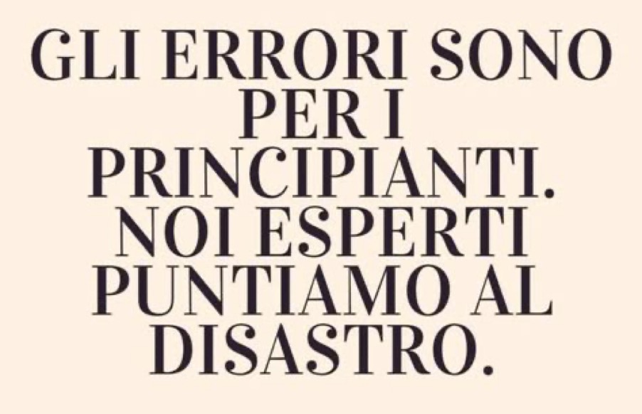 Come minimo...