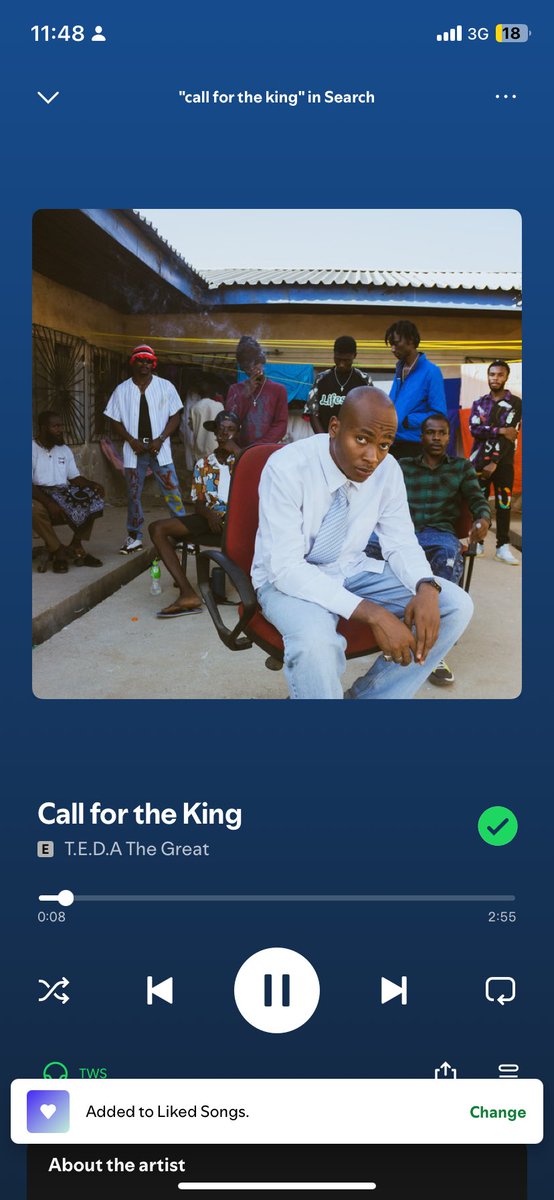 TheGreatTEDA's tweet image. open.spotify.com/track/1GKkfD2q…
inTroducTion To greaTness: T.E.D.A, The GreaT. 

if ever someone sTumbles upon my caTalog, and sTarTs w This, I know They definiTely checking The resT of my shi.
I am ThaT nigga! 

here am for yourself. 
love,
T
#whywaiT