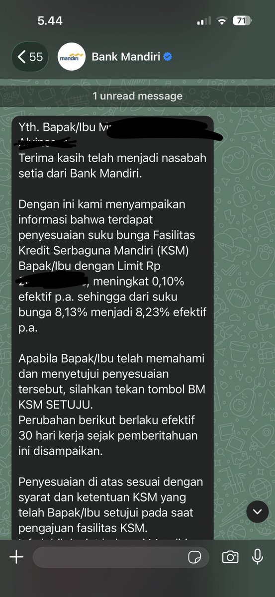bibalvin's tweet photo. @bankmandiri p info mksdnya kok tiba2 mau naik? https://t.co/ZOuBNL56Vh