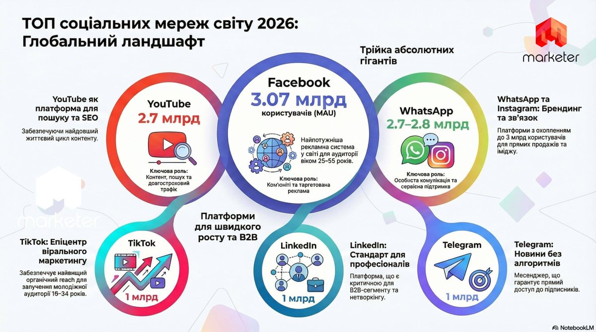 marketer_ua's tweet photo. Ділимось новим гайдом по соціальних мережах світу та України, що допоможе: зрозуміти, які платформи є найбільшими у світі; обрати правильні канали для бізнесу; сформувати ефективну стратегію присутності. Зібрали актуальні дані та додали практичні висновки.https://t.co/oawgjKOwlS https://t.co/v46UOInhmz