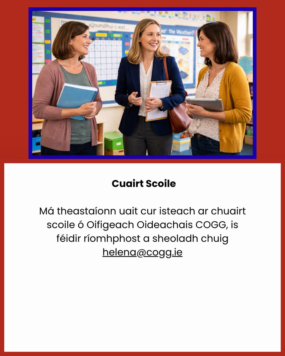 COGG Oideachas tweet media