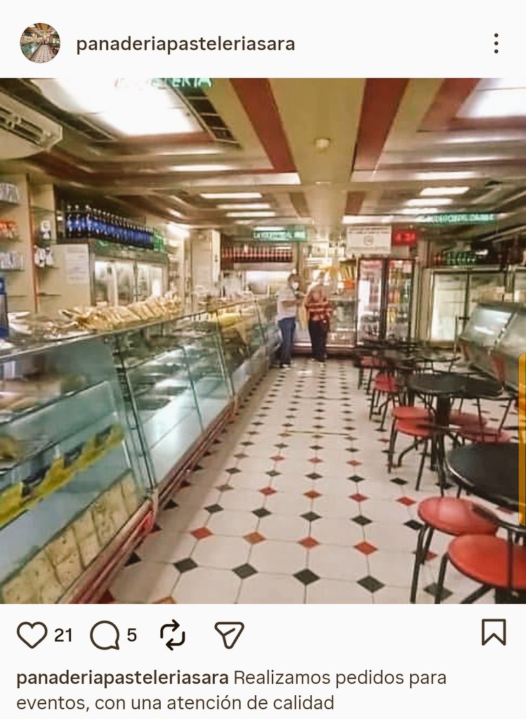 #AHORA|| y sigue la racha... También Quebró la Panaderia Sara en la Av. El Ejército, que por más de 40 años fue líder en la zona, la más antigua 
#️⃣ El Paraíso Caracas Venezuela Nicolás Maduro Miraflores Juicio #Quiebra #26Mar 📉
