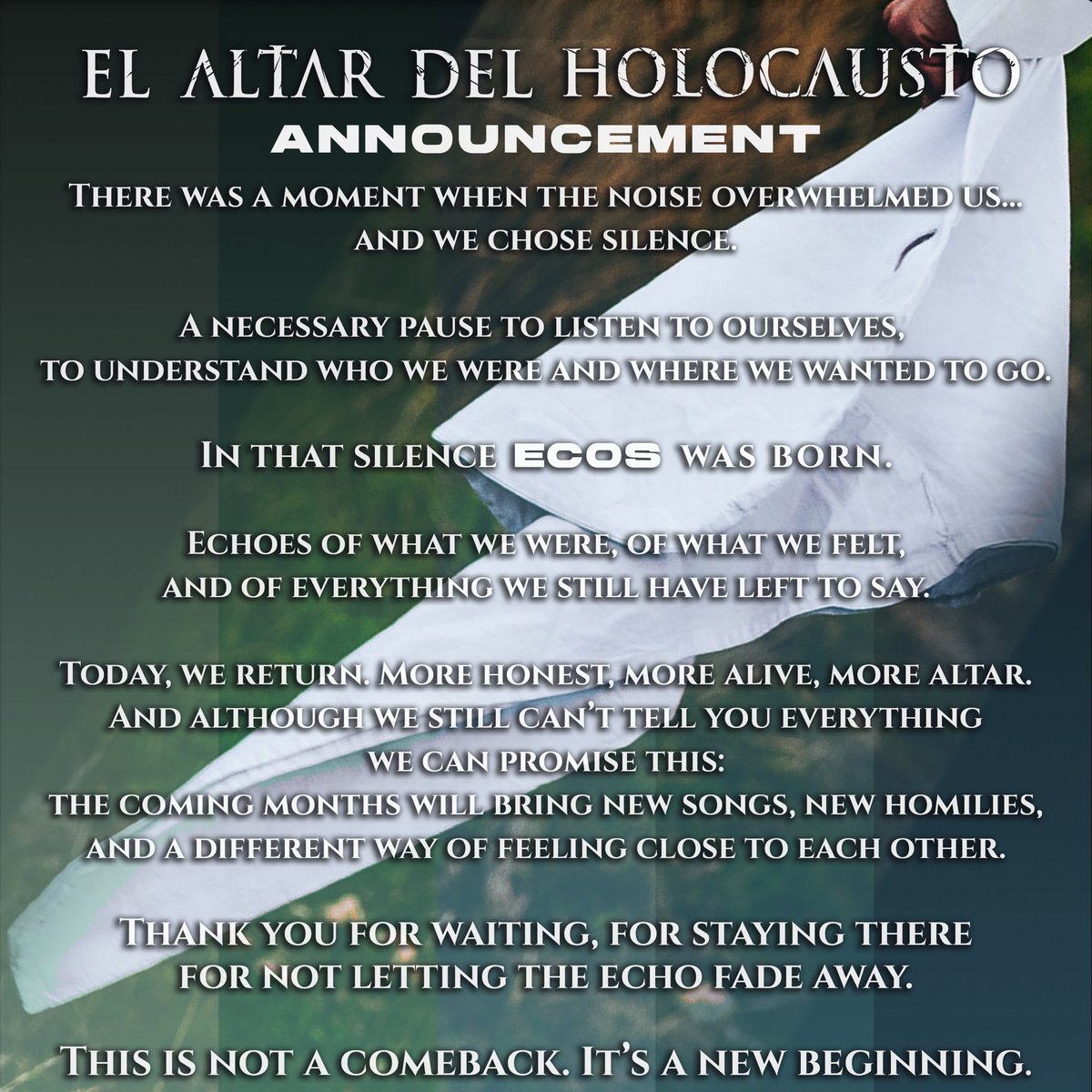 EL ALTAR DEL HOLOCAUSTO tweet media