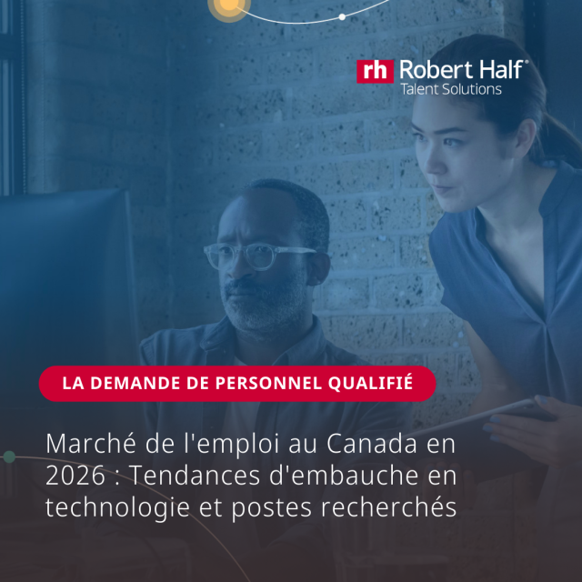 La concurrence pour les meilleurs talents persiste en 2026. Découvrez les tendances d'embauche en technologies pour les employeurs et les employés canadiens. #tendances #TI #tech #RobertHalf bit.ly/4c6LXnx