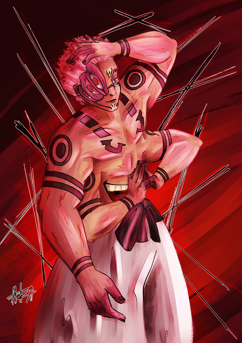 araur_art's tweet photo. I honestly don´t know why I didn´t draw him sooner 🤧

#sukuna #jjk #jjkfanart https://t.co/kCd3ZSbIAn