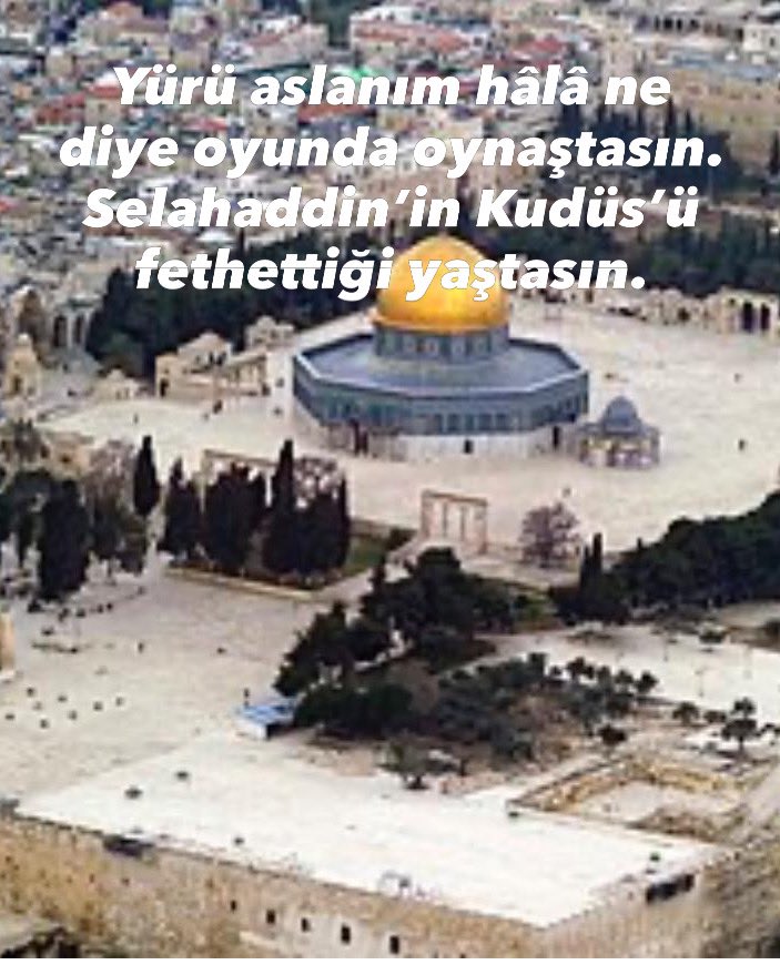 Dünyanın bütün vicdanlı insanlarına sesleniyorum: Savaş dahil hiçbir gerekçe mabedlerin dokunulmazlığını ortadan kaldıramaz. İslam’ın üçüncü en büyük mabedinin ibadete kapalı olması korkunç bir insan hakkı ihlalidir. Filistin, Kudüs, Mescid-i Aksa özgür oluncaya kadar mücadeleye