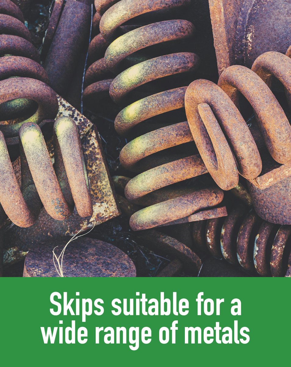 KCMWaste's tweet photo. Got scrap metal to recycle? 🔩

Swipe to see why customers trust KCM’s skips for scrap metal recycling. https://t.co/0ILWU9fHA8