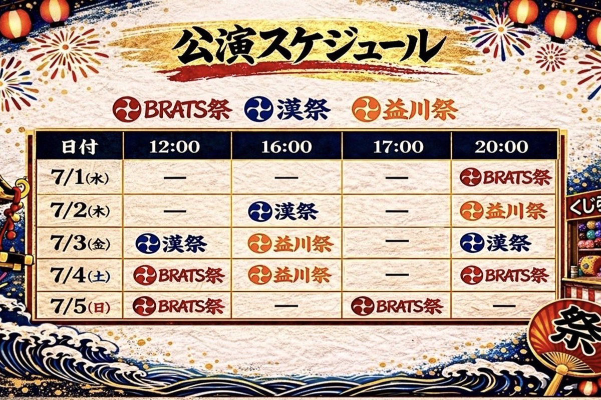 BRATS祭 tweet media